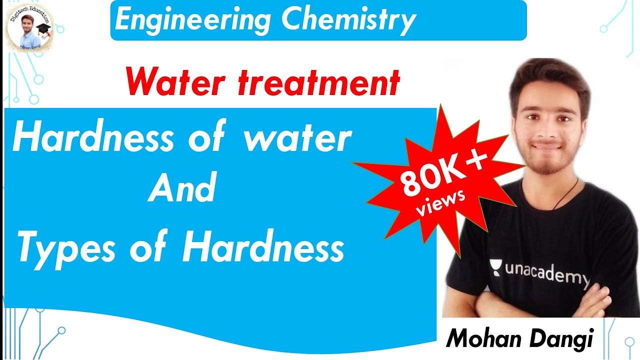 Hardness of water types of hardness engineering chemistry water